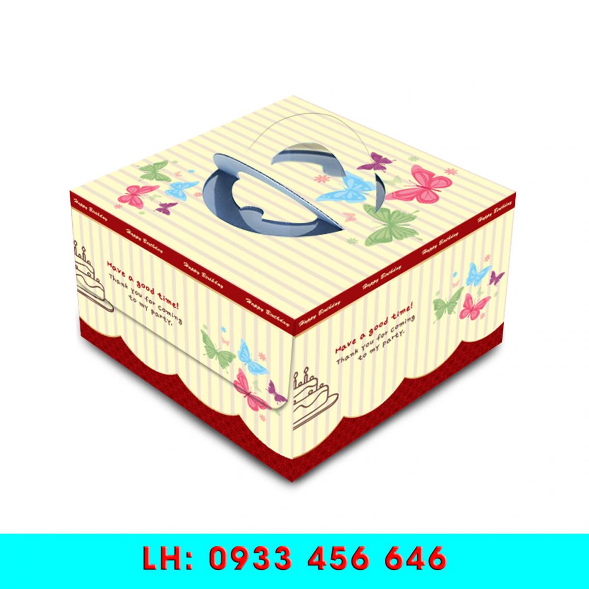 HỘP BÁNH KEM ĐẠI TRÀ 01