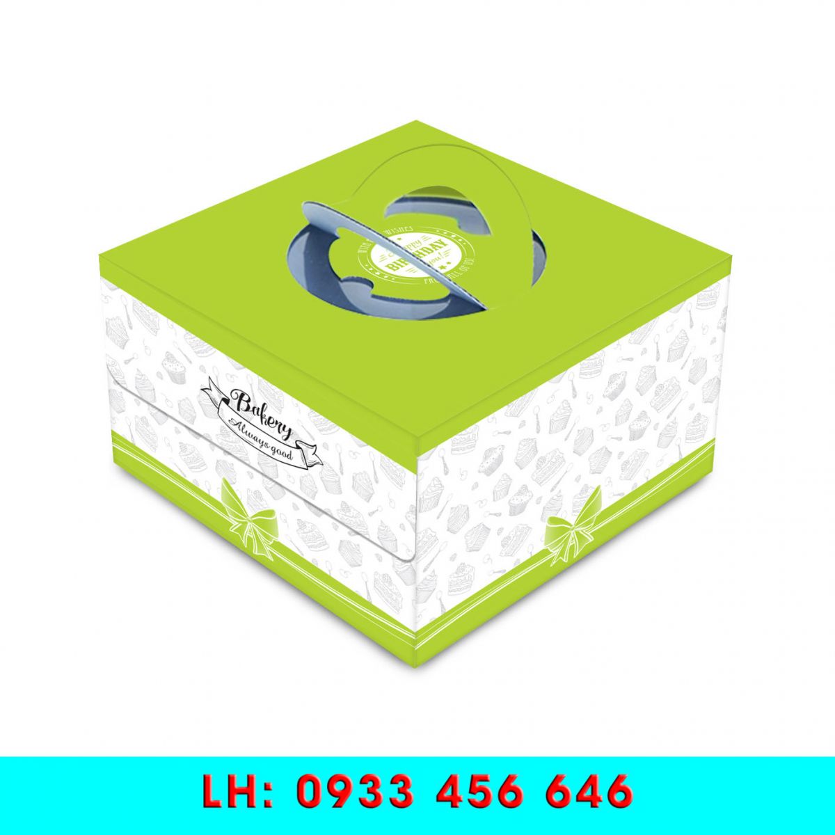 HỘP BÁNH KEM ĐẠI TRÀ 02