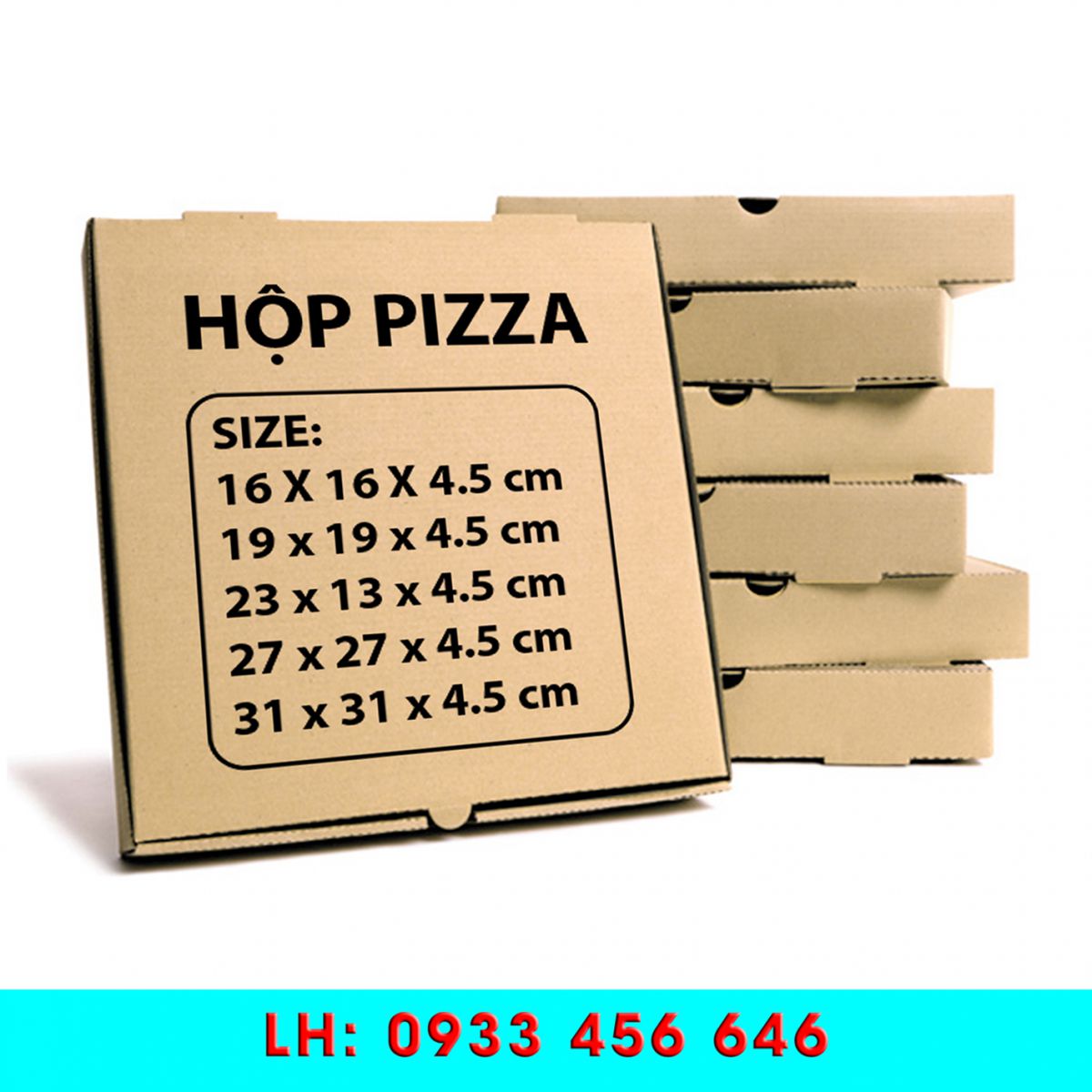 HỘP BÁNH PIZZA 01
