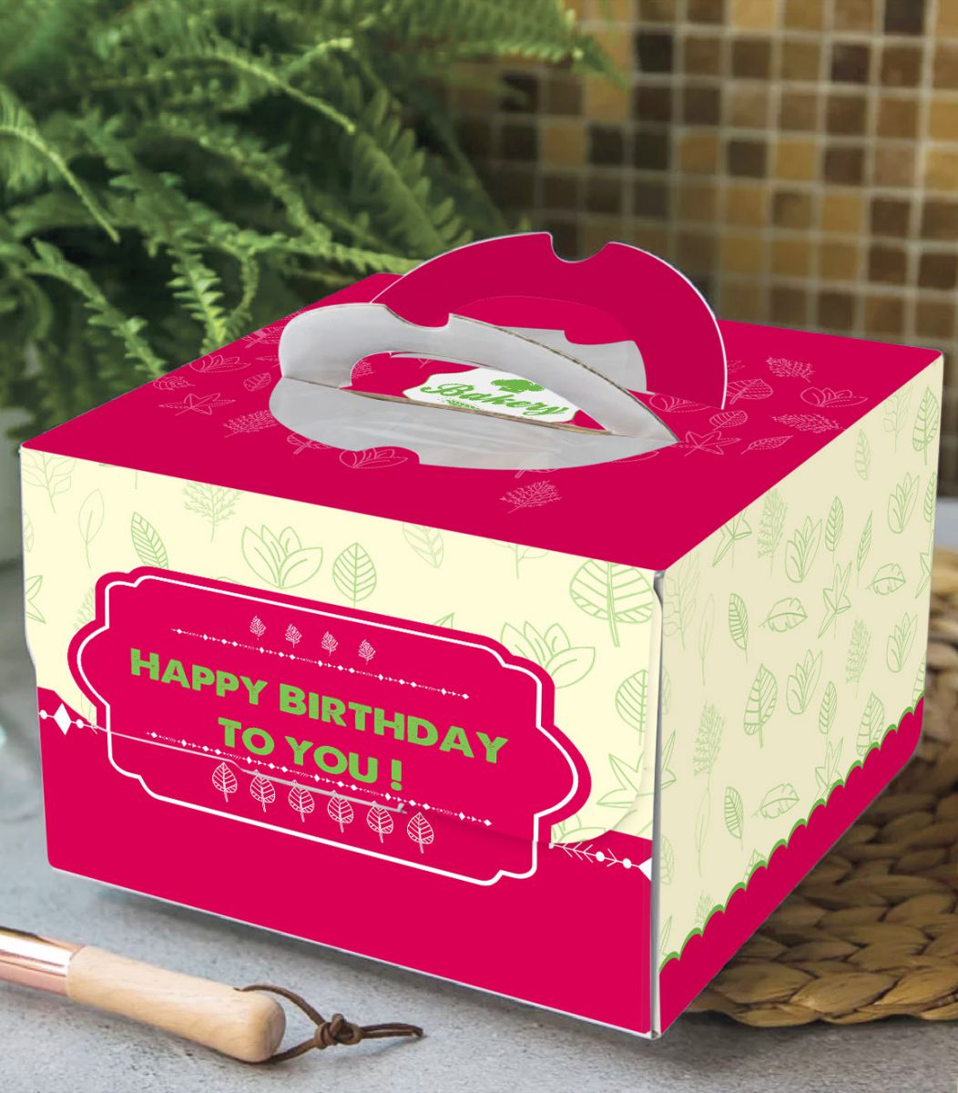 HỘP BÁNH KEM ĐẠI TRÀ HỒNG 