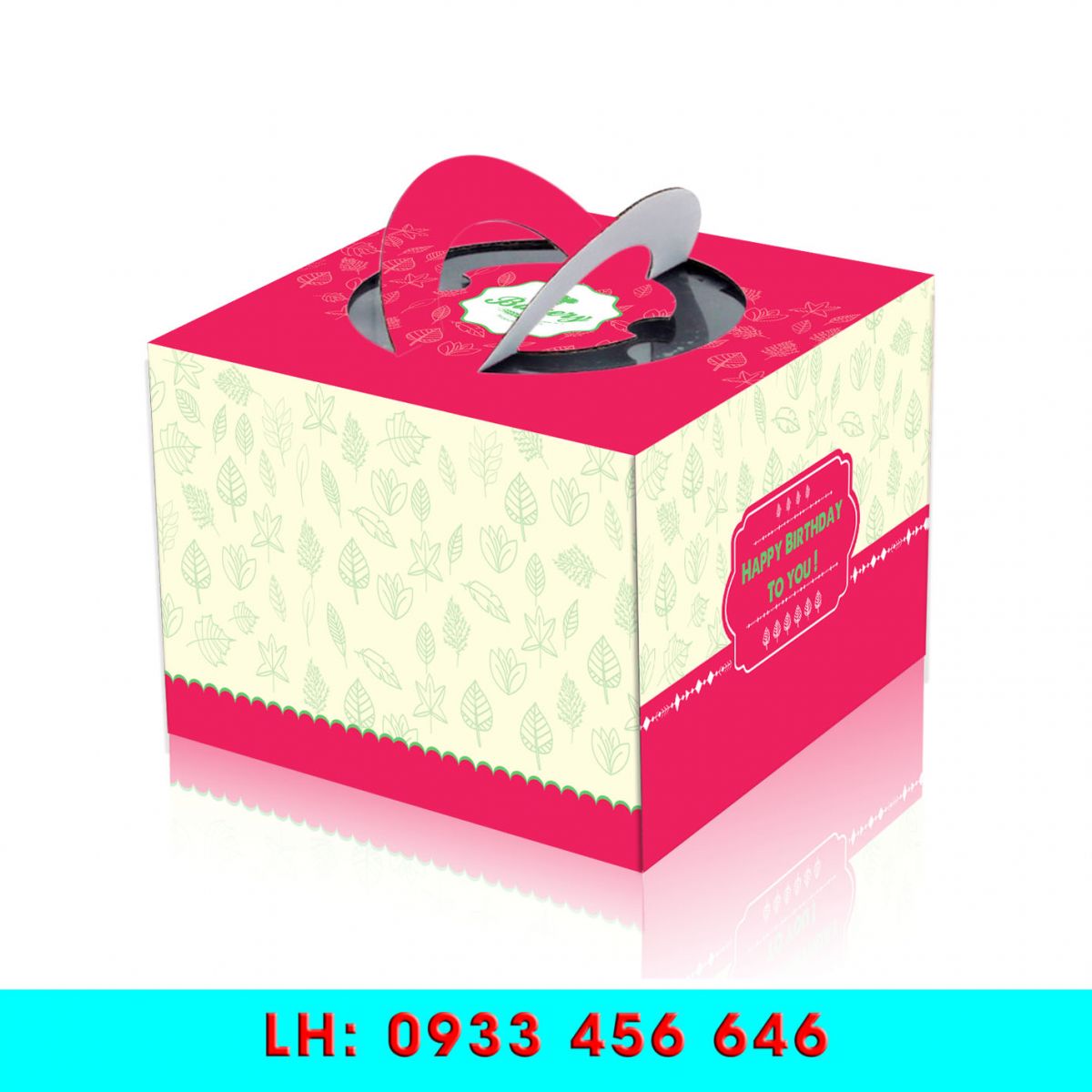 HỘP BÁNH KEM ĐẠI TRÀ 09