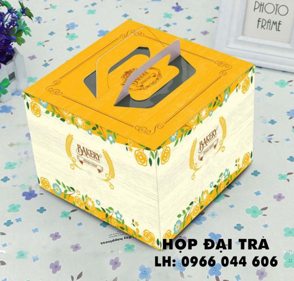 Thiết kế và in ấn hộp giấy đựng bánh kem cao cấp với giá tốt nhất thị trường