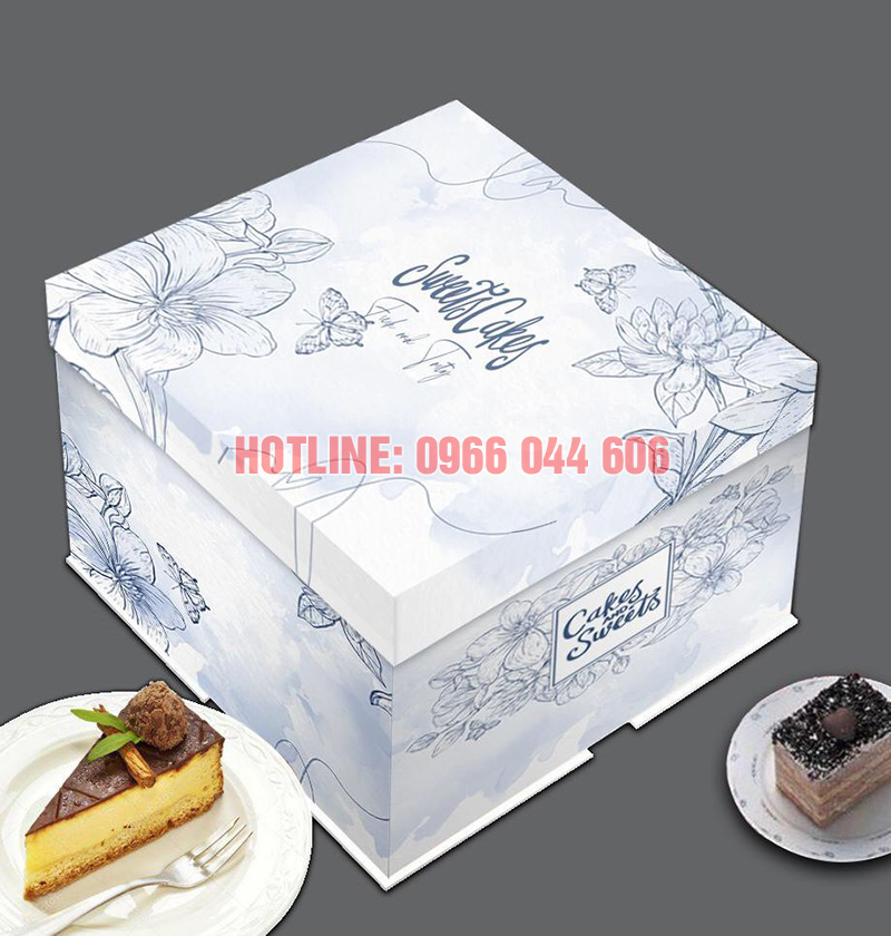 In hộp bánh kem giá rẻ chất lượng cao. Miễn phí thiết kế