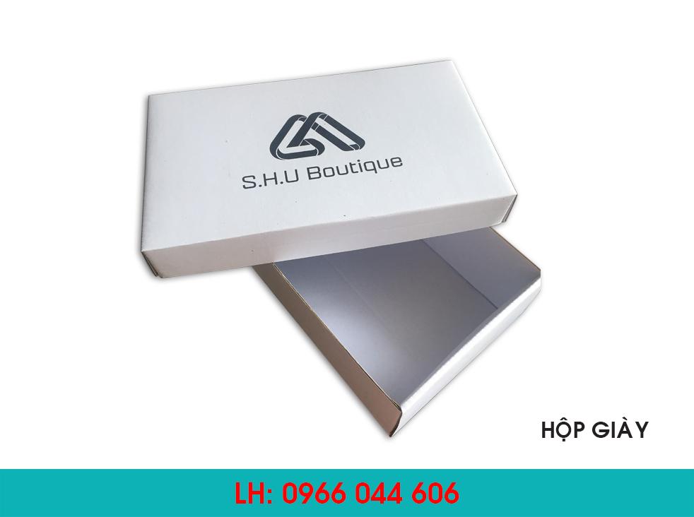 In hộp đựng giày chất lượng với giá rẻ tại xưởng