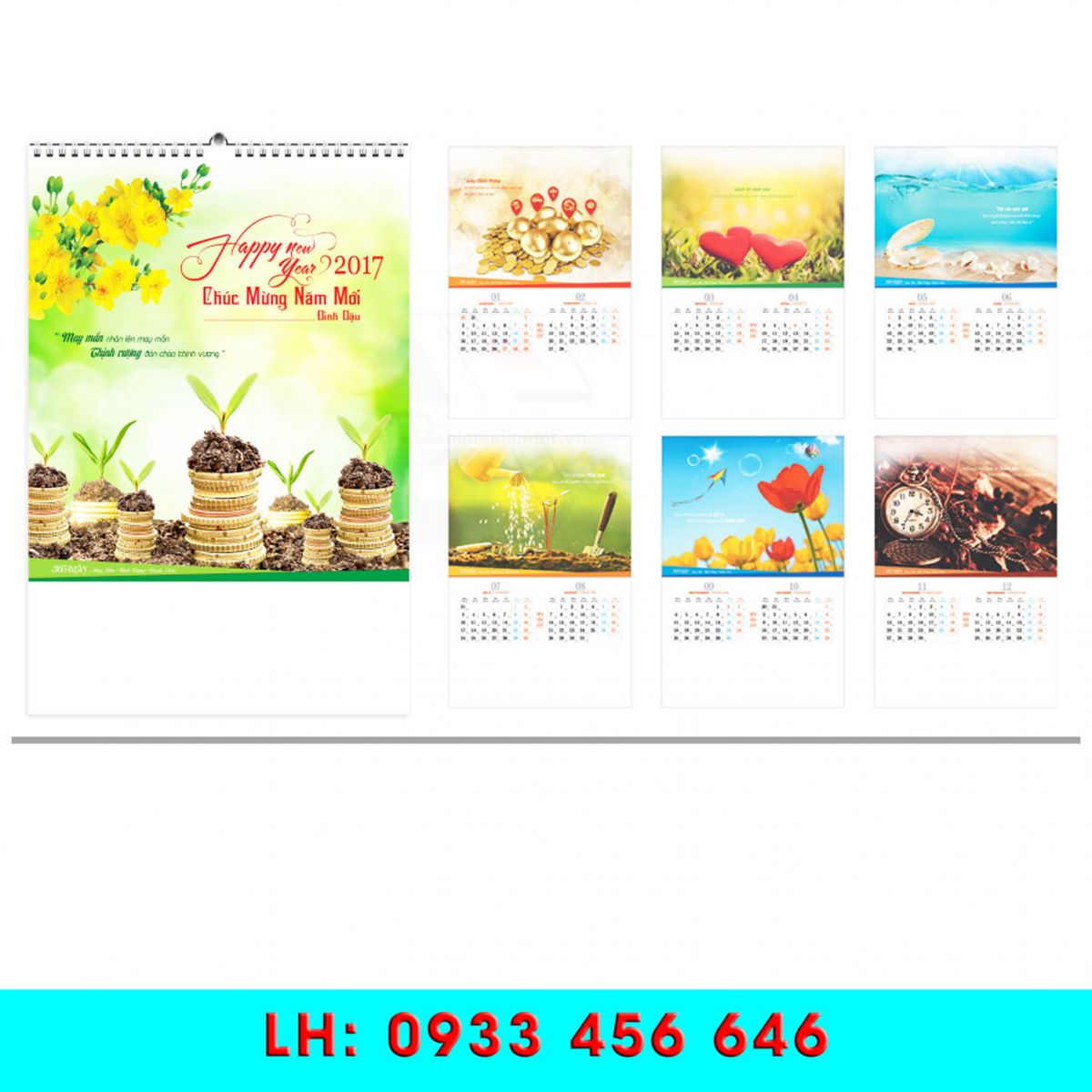 LỊCH TREO TƯỜNG 12