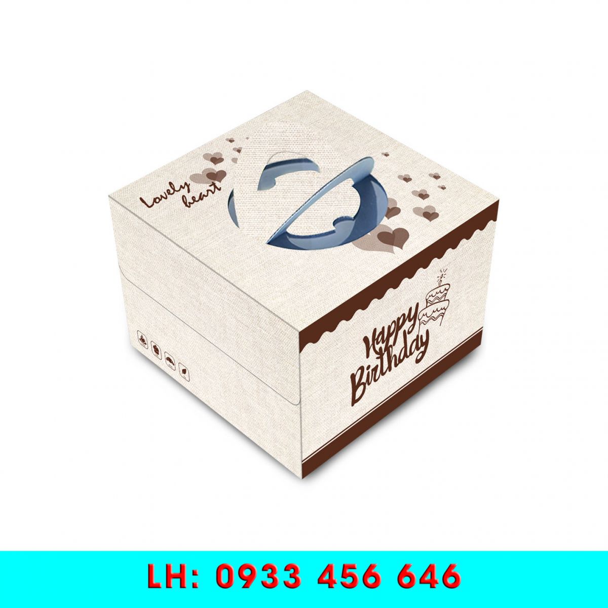 HỘP BÁNH KEM ĐẠI TRÀ 08