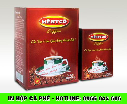 Xưởng in hộp giấy đựng cà phê chất lượng uy tín với giá tốt nhất
