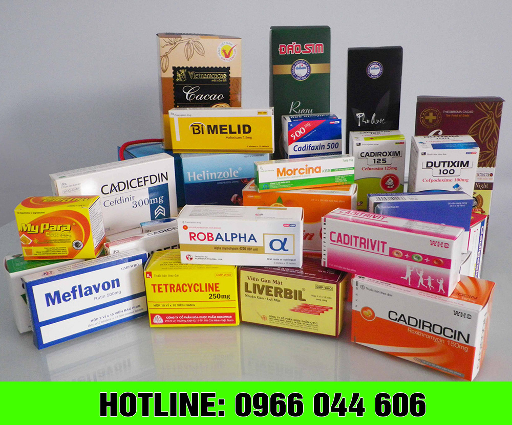 Đơn vị chuyên in hộp giấy đựng thuốc uy tín giá rẻ tại TPHCM