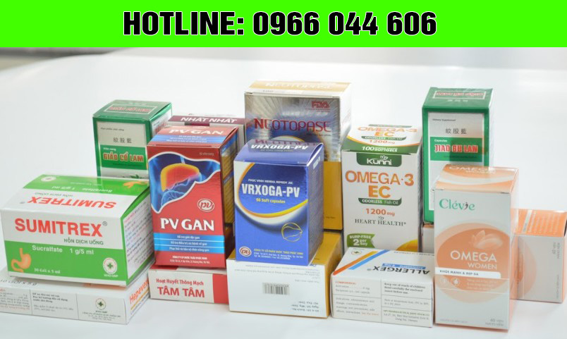 Dịch vụ in hộp giấy đựng dược phẩm chuyên nghiệp, giá cả cạnh tranh