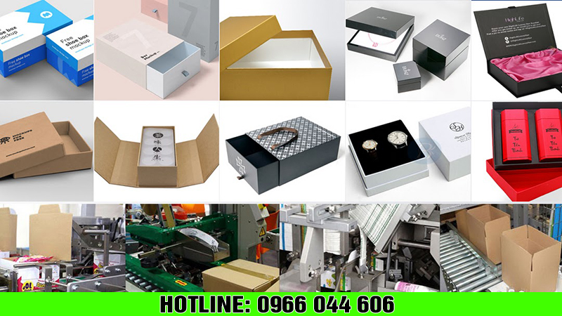Xưởng in hộp giấy uy tín các loại với giá tốt nhất thị trường