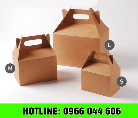 In hộp giấy thực phẩm, thức ăn mang về tiện lợi an toàn