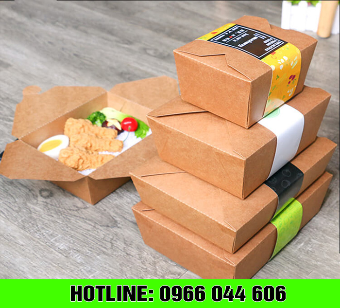 In hộp giấy đựng thực phẩm bền đẹp với giá ưu đãi nhất