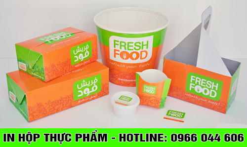 Mua hộp giấy thực phẩm chất lượng với giá ưu đãi nhất tại TPHCM