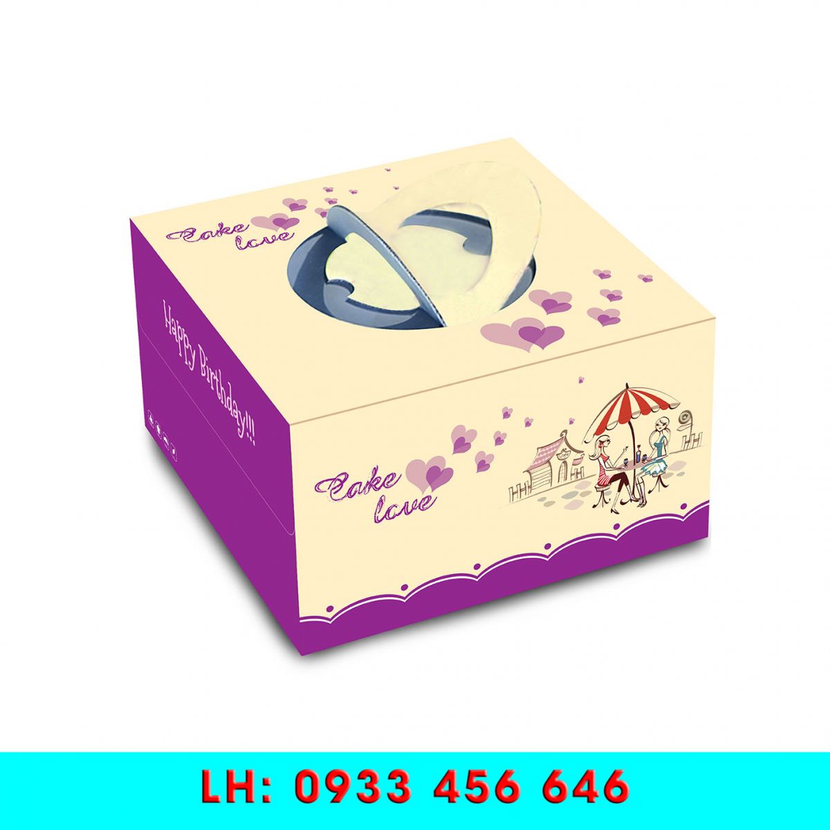 HỘP BÁNH KEM ĐẠI TRÀ 06